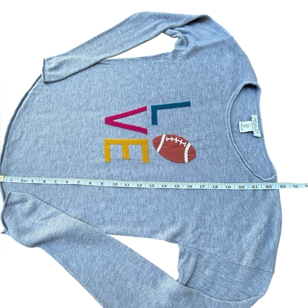 Rachel Zoe Love Football Game Day Sweater size small - Picture 4 of 8